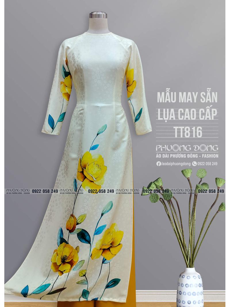 Áo Dài Truyền Thống Lụa Cao Cấp TT816